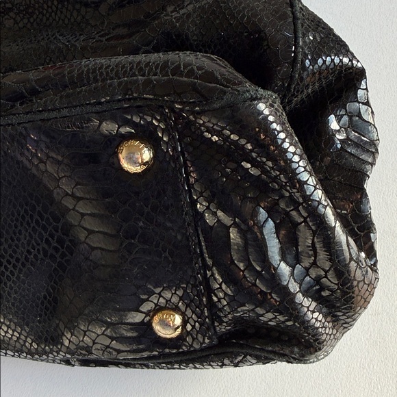 Michael Kors Black Python Handbag - Picture 9 of 11